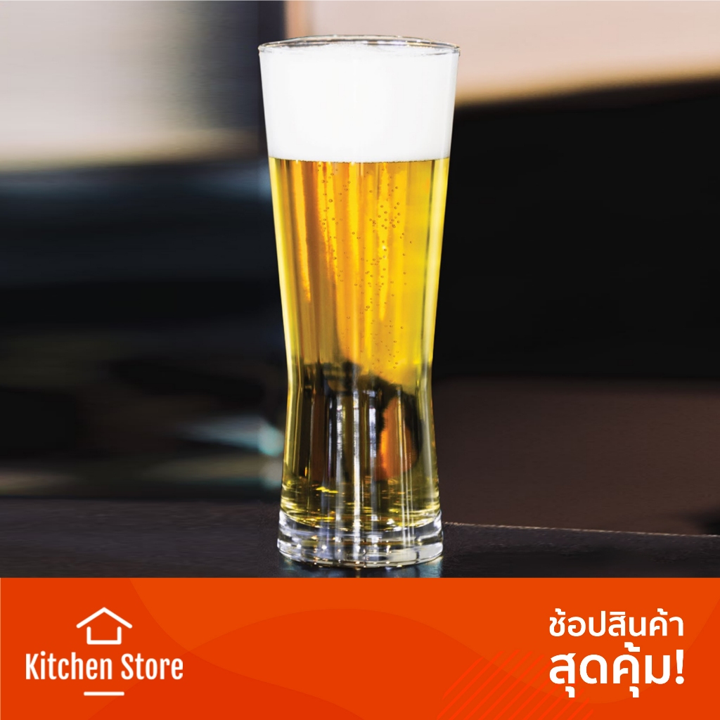 แก้วเบียร์ ทรงสูง Metro 655 ml. ดีไซน์สวย สำหรับใส่เบียร์ น้ำผลไม้ นม หรือเครื่องดื่มเย็นอื่นๆ เสริฟในร้านอาหาร คาเฟ่