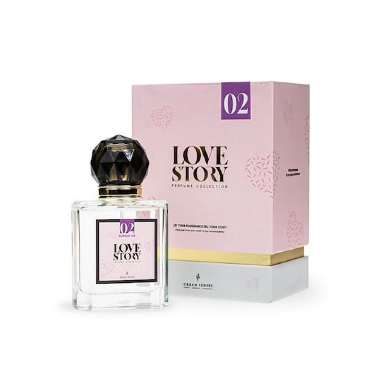 🥰🌸น้ำหอมผู้หญิง Urban Senses Love Story Perfume Collection -  02 Cuddle Me 50 ml. ของแท้💯% 🌸