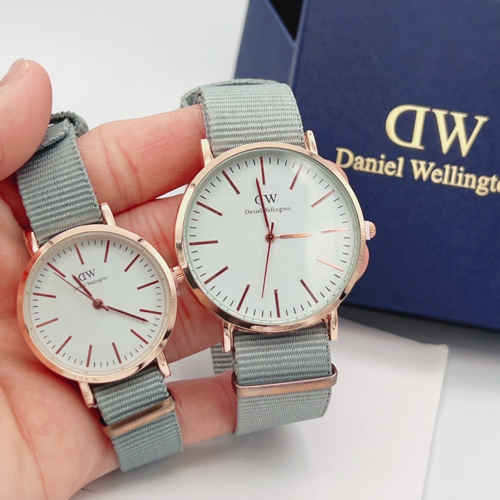 นาฬิกา DW นาฬิกาผู้ชาย นาฬิกาผู้หญิง นาฬิกาข้อมือผู้หญิง สาย ผ้าไนล่อน หน้าปัด 32 มม และ 40 มม