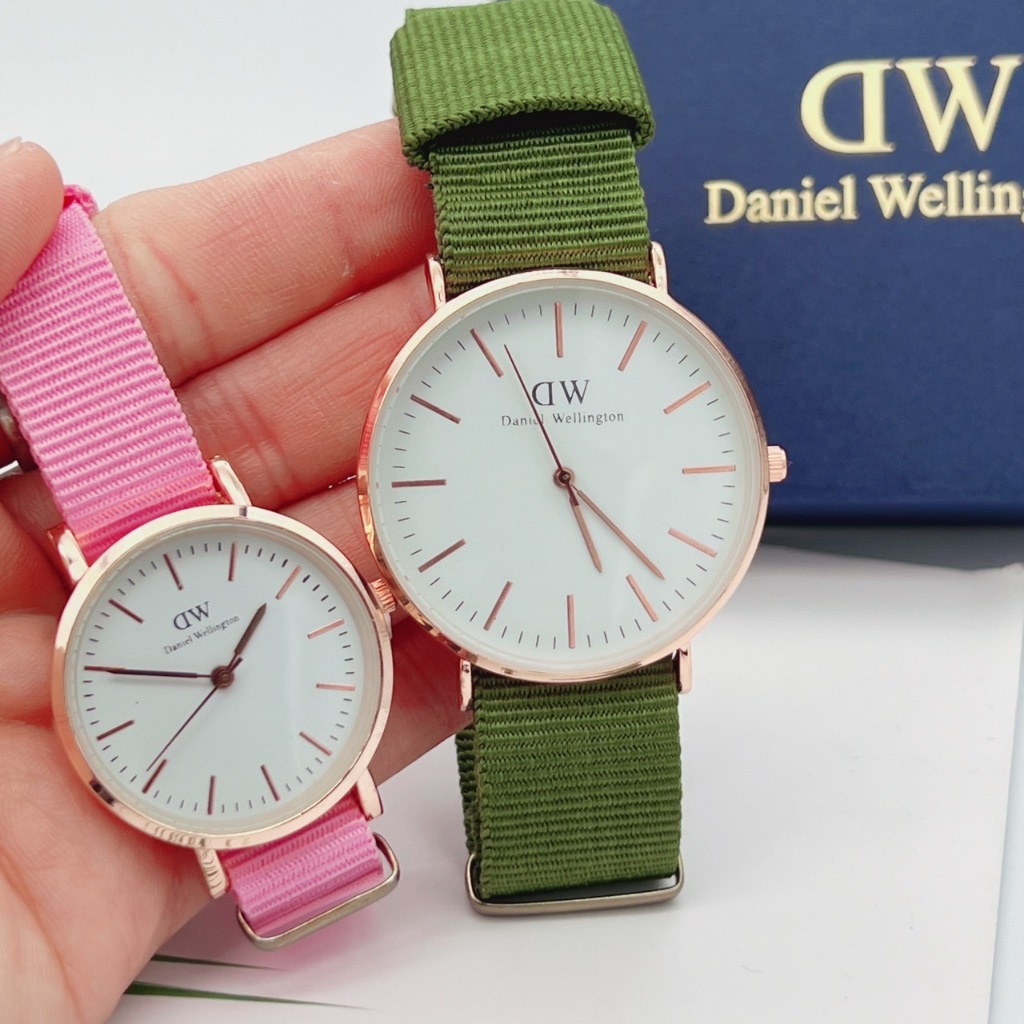 นาฬิกา DW นาฬิกาผู้ชาย นาฬิกาผู้หญิง นาฬิกาข้อมือผู้หญิง สาย ผ้าไนล่อน หน้าปัด 32 มม และ 40 มม