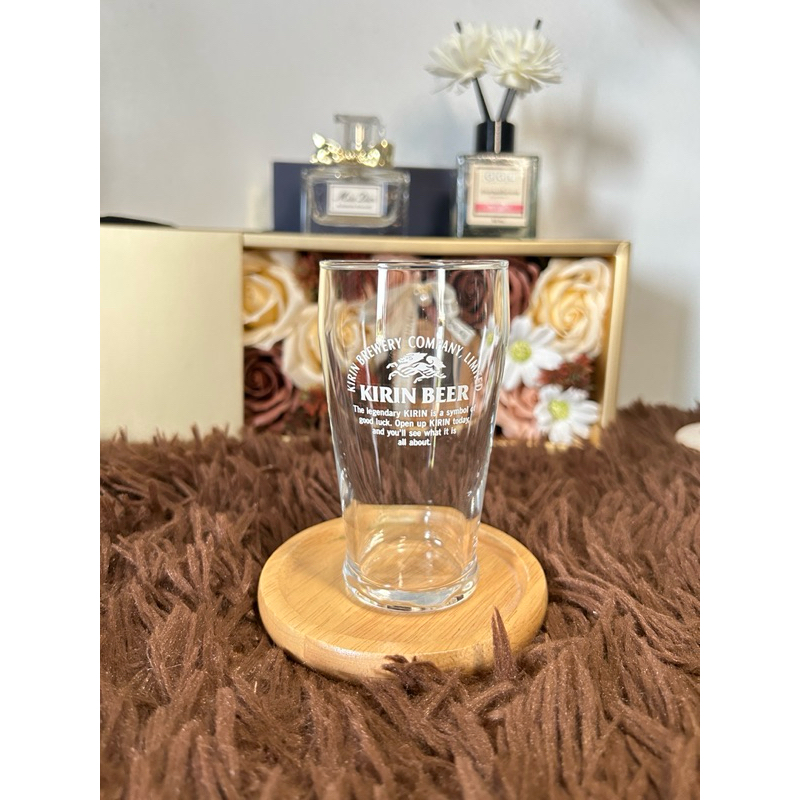 แก้วช็อต แก้วสะสม ! Kirin แก้วเบียร์ญี่ปุ่นทรงสูง แบรนด์ Kirin แก้วคิริน จากญี่ปุ่น