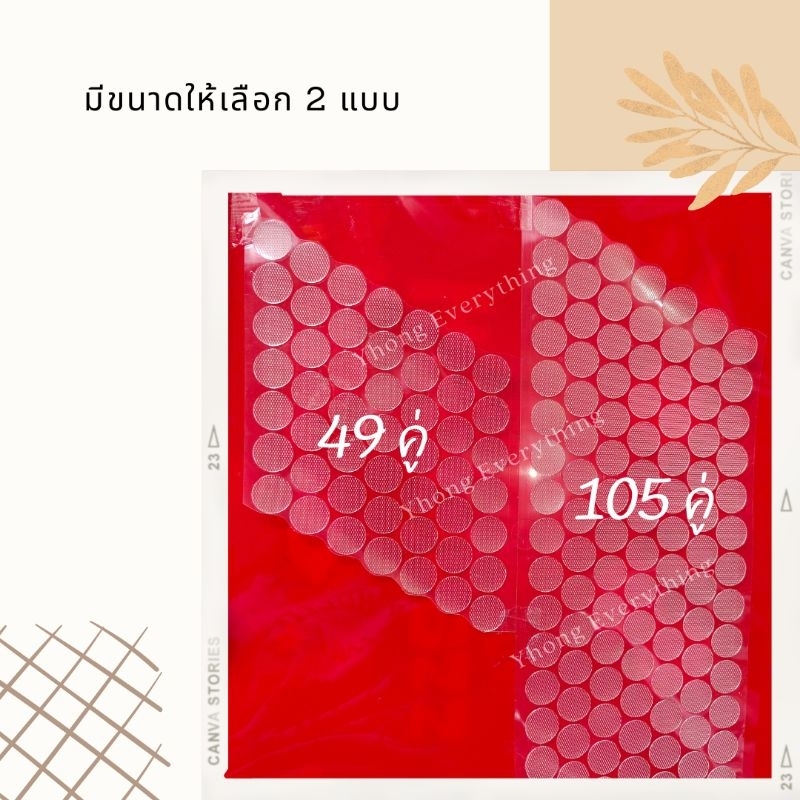 ตีนตุ๊กแกวงกลมแบบใสขนาด 1.5 ซม.มีกาวในตัว ราคา ถูกที่สุด ดีลบีเคเค แกลเลอรีภาพที่ 4