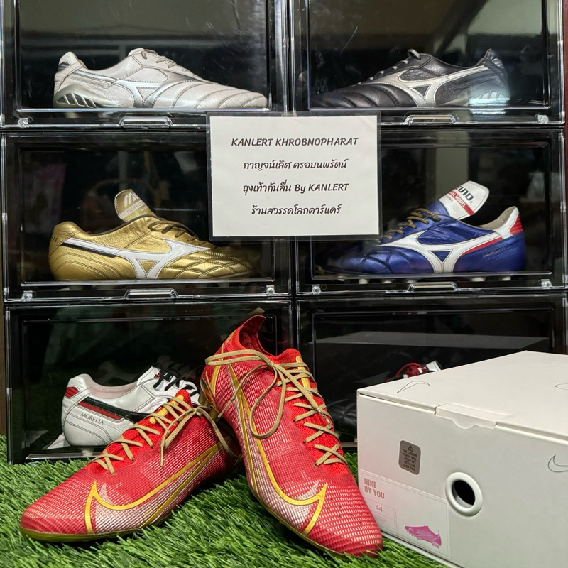 มือสอง รองเท้าฟุตบอล Nike Mercurial Vapor 14 Elite AG by You คู่เดียวในโลก สั่งออกแบบเองจาก Nike