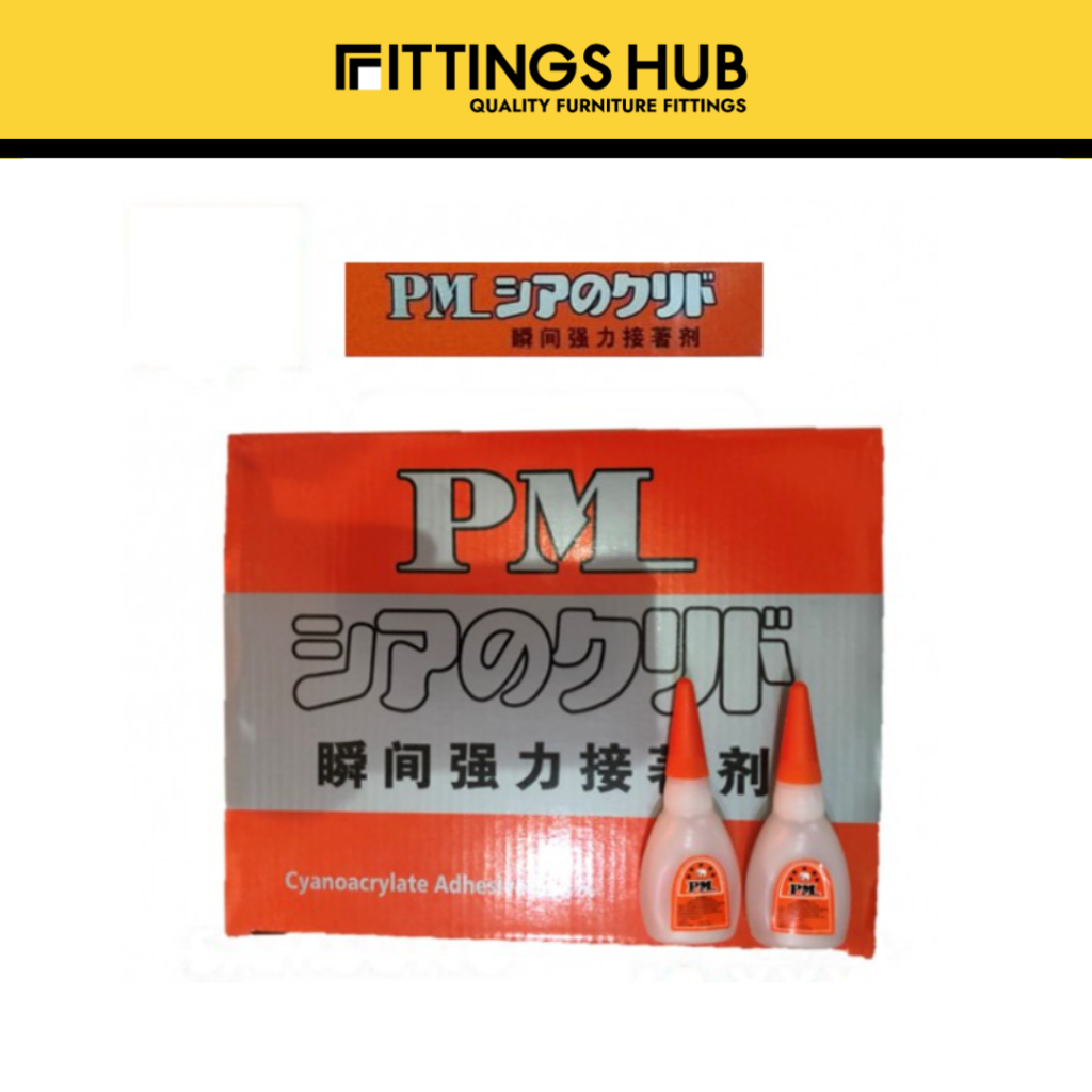 (50หลอด) กาวร้อน แห้งเร็ว ติดแน่นทนทาน PM ช้างห้าดาว 16กรัม