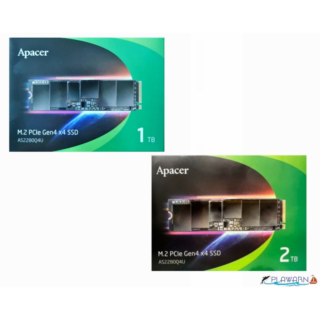 APACER : SSD M.2 PCle 4.0 AS2280Q4U NVMe 1TB/ 2TB ให้ใช้สำหรับ PS5 SLIM /PS5 /PC ประกันศูนย์ไทย ACER 5 ปี *