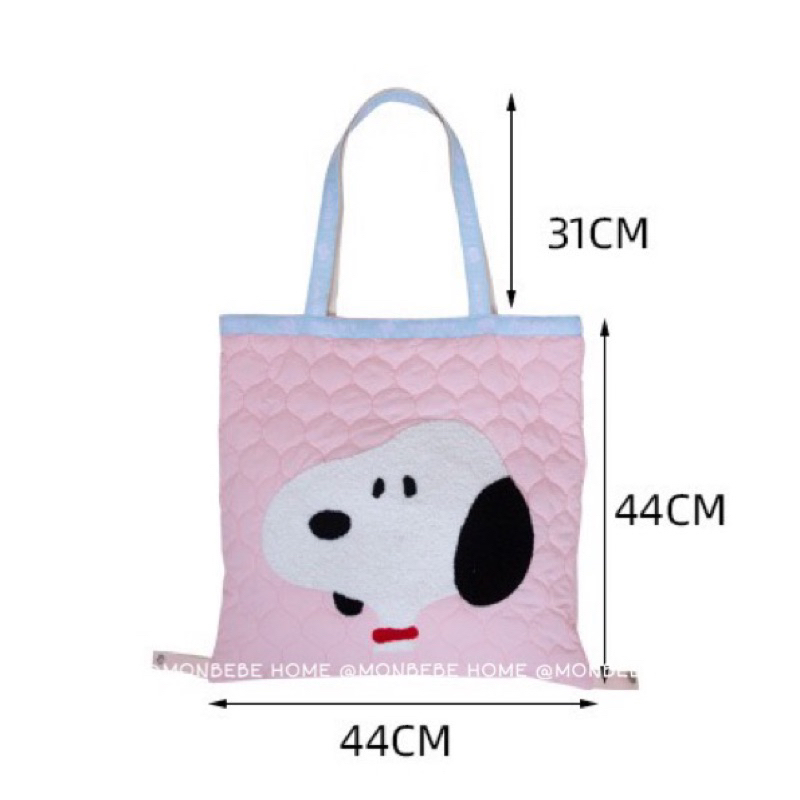 กระเป๋าsnoopy กระเป๋าสะพายข้าง กระเป๋าถือ ของแท้ขนาดใหญ่ พร้อมส่ง - รูปที่ 4