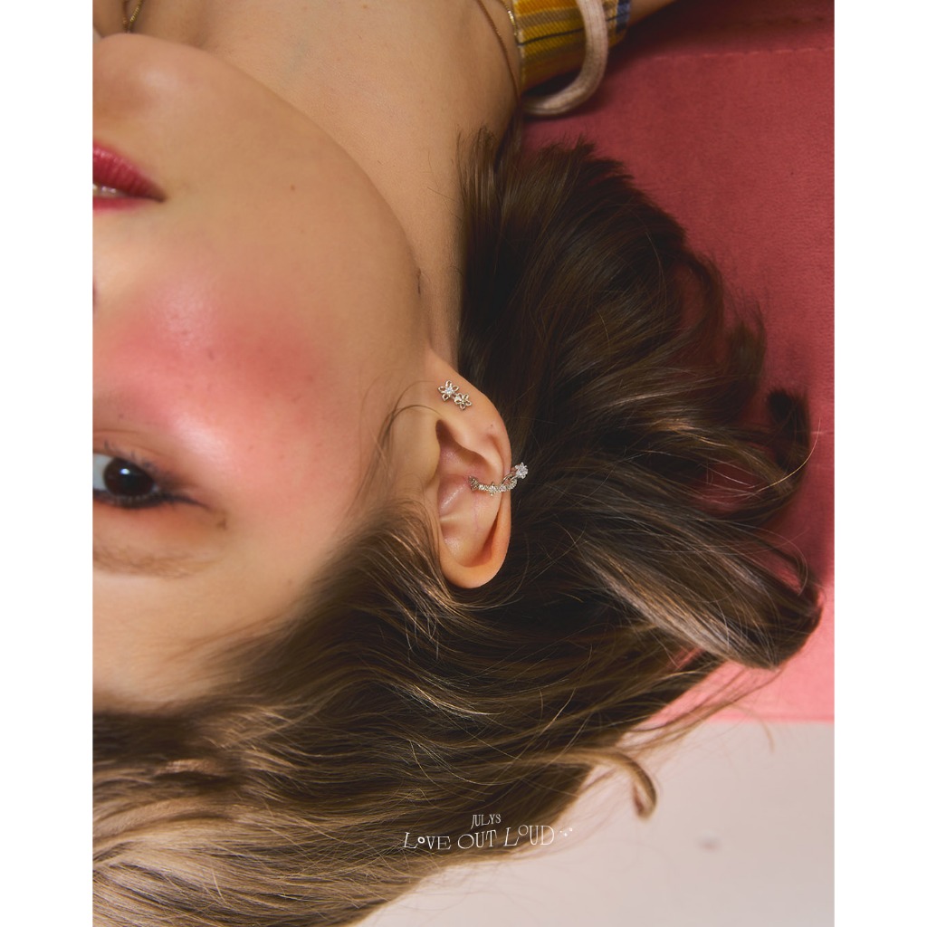 Julys – poppy bloom earrings ราคา ถูกที่สุด ดีลบีเคเค แกลเลอรีภาพที่ 6