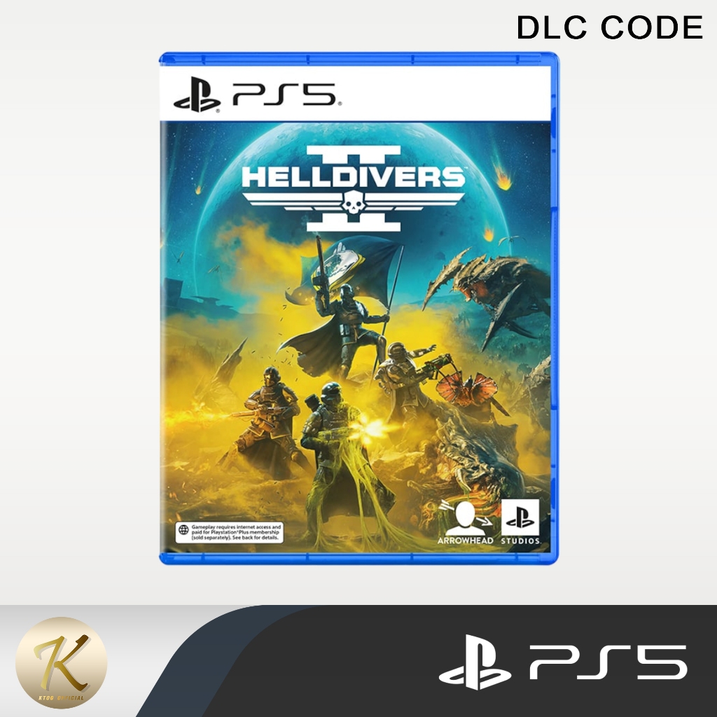 แผ่นเกมส์ PS5 : Helldivers 2 (DLC Code เนื้อเรื่องเสริม For PS5)  (Asia / Z3) (มือ1) 📌(สินค้าพร้อมจัดส่ง)