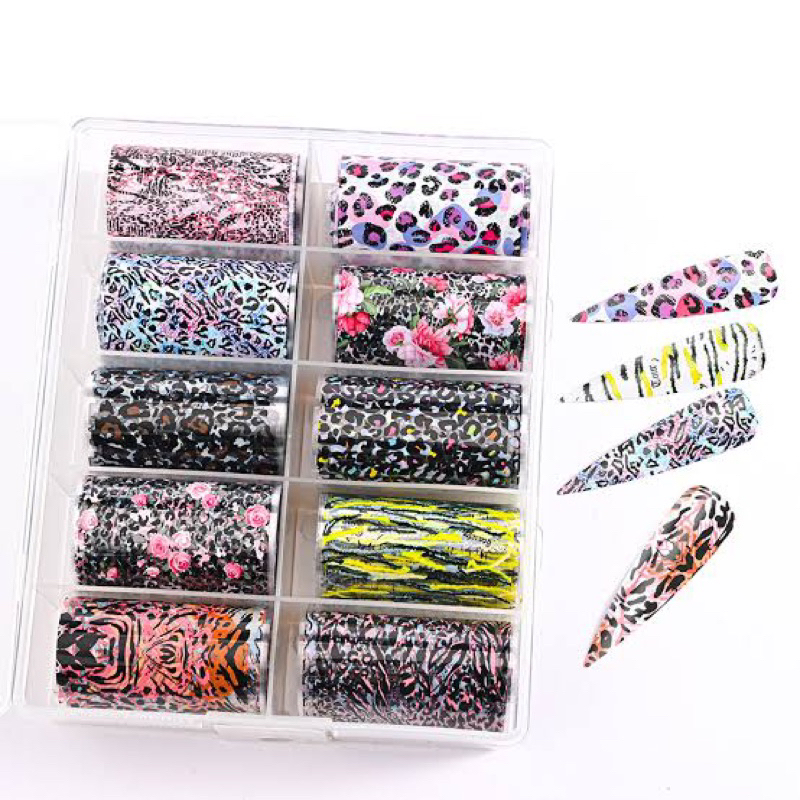 ฟอยลอกติดเล็บ พร้อมส่ง