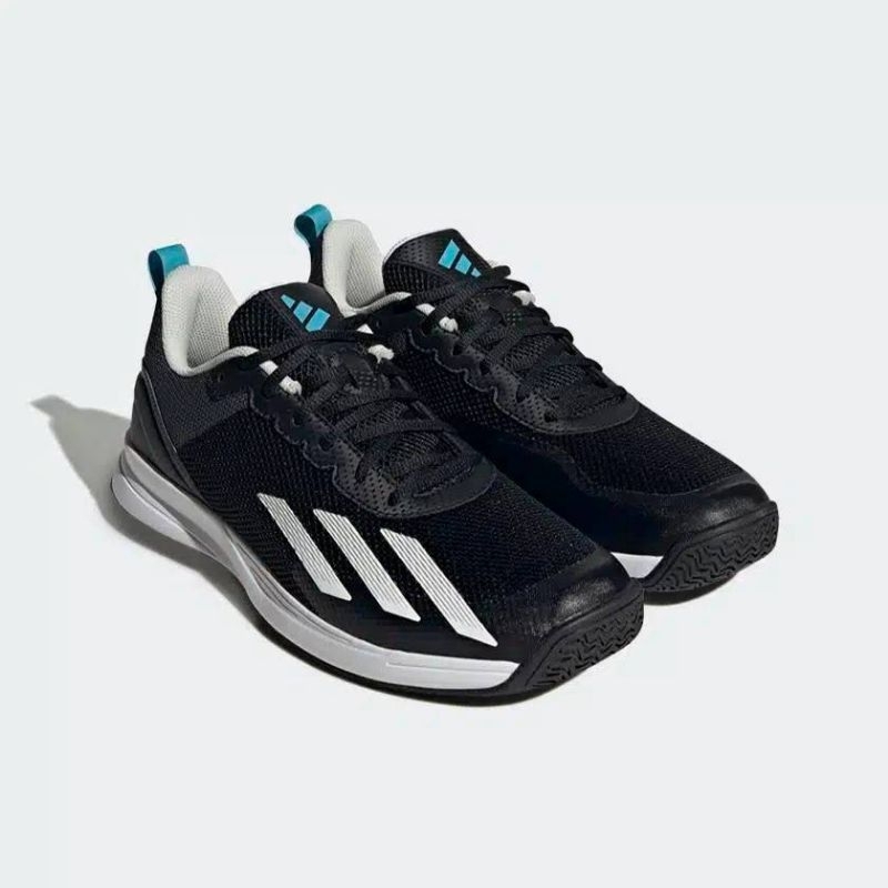 รองเท้าเทนนิส Adidas Courtflash Speed | Cloud White/ Black ( HQ8482 )สีดำแถบขาว✅✅ ราคาลดเหลือคู่ละ 2