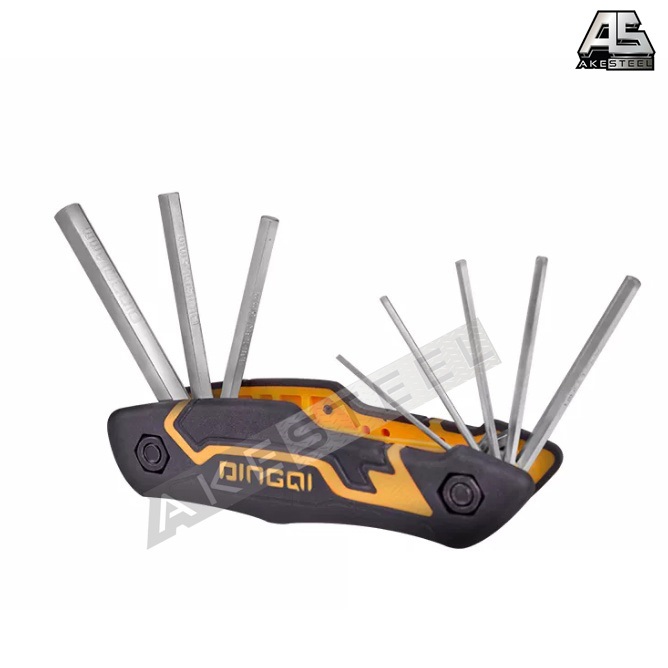 (ถูกสุด) DINGQI ประแจหกเหลี่ยม 8 ตัวชุด 17006 ชุดหกเหลี่ยมพกพา แบบหัวตัด พร้อที่จัดเก็บ พกพาสะดวก - รูปที่ 3