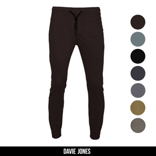 DAVIE JONES [BE FEARLESS] กางเกงจ็อกเกอร์ Slim Fit Joggers ส…