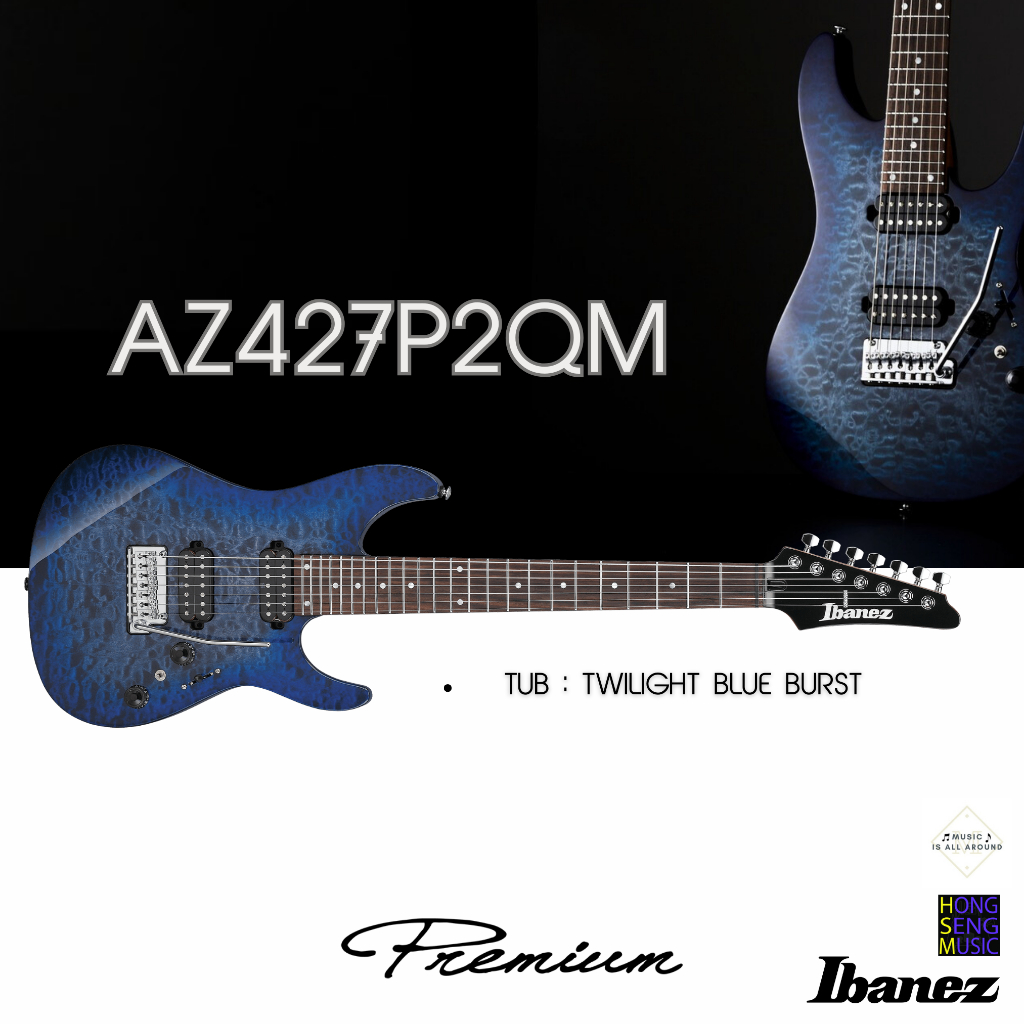 กีตาร์ไฟฟ้า Ibanez AZ Premium series รุ่น AZ427P2QM