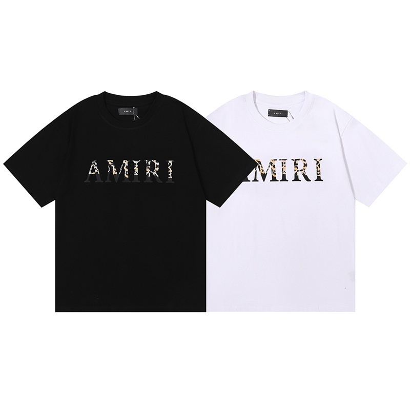 เสื้อยืด AMIRI ระบายอากาศได้ดีและสะดวกสบาย เสื้อยืดราคาถูกสวยซักไม่หด [Limited Edition]