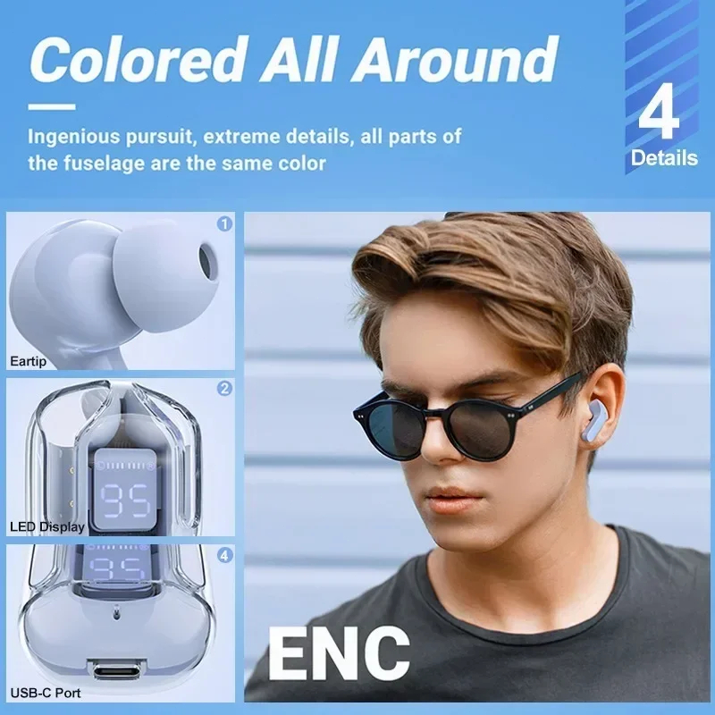 หูฟังบลูทูธ หูฟังสเตอริโอ TWS AIR31 Wireless Bluetooth 5.3+EDR headset Earphone Earbuds หูฟังไร้สาย พร้อมส่ง cod