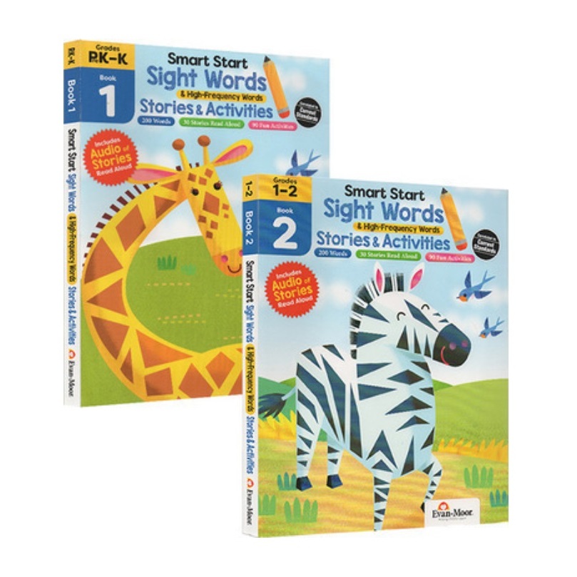 Evan-Moor Smart Start : Sight words & high frequency words workbook แบบฝึกหัดภาษาอังกฤษ