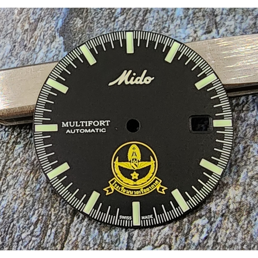 หน้าปัด นาฬิกา MIDO Multifort Automatic M 8830.4.18.1 รุ่นสะสม ครบรอบ 50 ปี โรงเรียนนายเรืออากาศ แท้ใหม่เก่าเก็บ