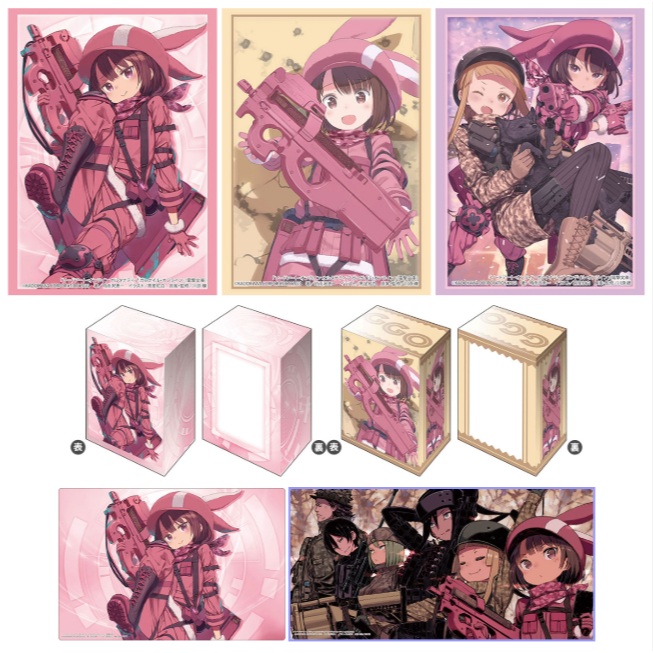 Bushiroad Sleeve & Deck Holder V3 & Rubber Mat Sword Art Online Alternative Gun Gale Online : Llenn