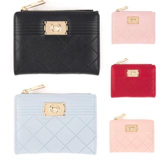 กระเป๋าสะตางค์ใบสั้น 2 ผับ จัดระเบียบบัตร ใส่เงิน โลโก้สีทอง…