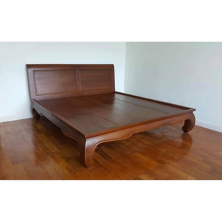 เตียงเต้าขาคู้ไม้สัก((ส่งฟรียกเว้นภาคใต้มีค่าจัดส่ง))