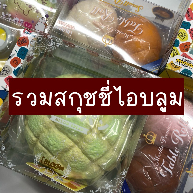 รวมสกุชชี่ไอบลูม เทียบ 1 มือ 1 พร้อมส่ง