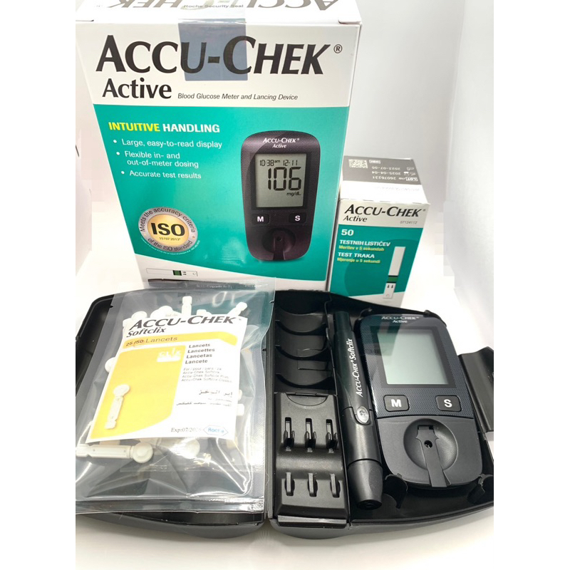 เครื่องตรวจน้ำตาลรุ่น Accuchek Active