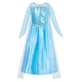 (พร้อมส่ง) ชุดเจ้าหญิงเด็ก เจ้าหญิง Elsa เอลซ่า Anna อันนา jasmine จัสมิน Snow White นางเงือก Mermaid Wednesday