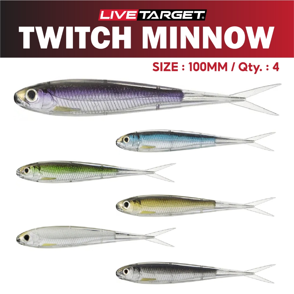 เหยื่อปลอม LIVE TARGET TWITCH MINNOW