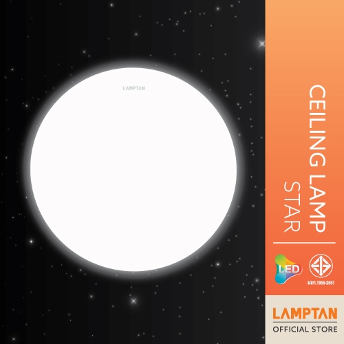 【ลดล้างสต็อก】LAMPTAN โคมไฟเพดาน LED CEILING LAMP 24W แสงสีขาว