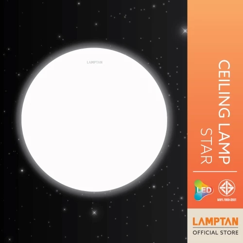 【ลดล้างสต็อก】LAMPTAN โคมไฟเพดาน LED Ceiling Lamp Star (กล่องดำ)