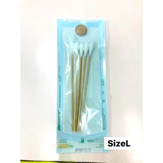 (แพ็ค 5 ซอง) ไม้พันสำลีชนิดปลอดเชื้อ (Sterile Cotton Sticks, Swap Sticks ) - Size S, M, L