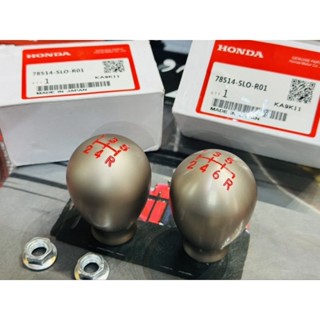 หัวเกียร์ Civic Type-R FL5 FL FE ทรงหยดน้ำ ไต้หวัน สีอมทอง เ…