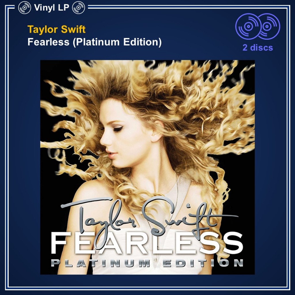 แผ่นเสียง Taylor Swift Fearless (Platinum Edition) ใหม่ ซีล Taylor Swift Vinyl LP