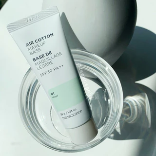 แท้ / พร้อมส่งThe Face Shop AIR COTTON MAKE UP BASE SPF30 PA++