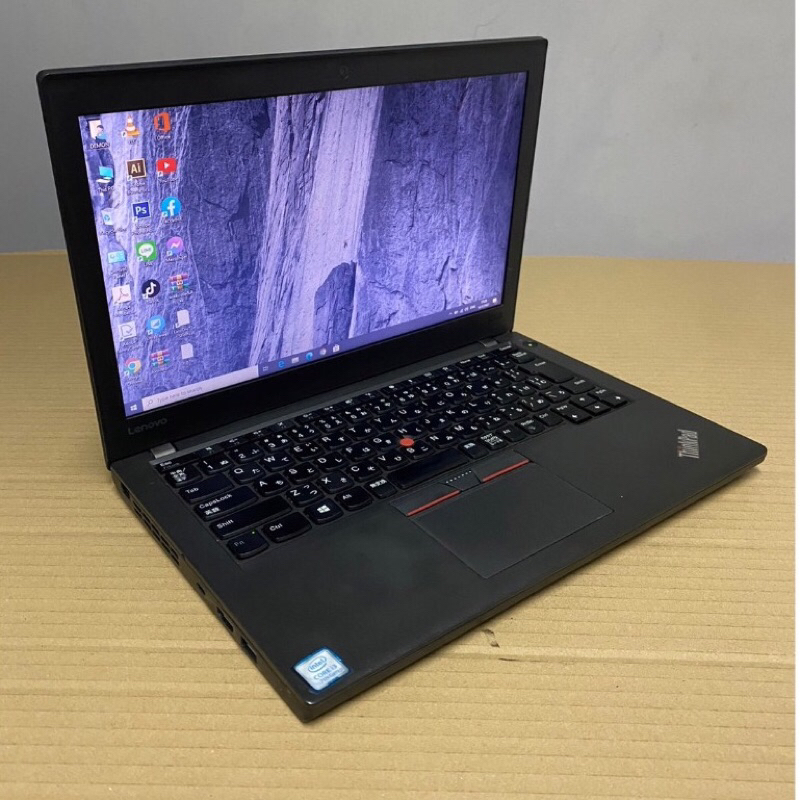 โน๊ตบุ๊คมือสอง Notebook Lenovo X270 Core i3gen7(RAM:4GB/M2 SSD:256GB) ขนาด13.3 นิ้ว