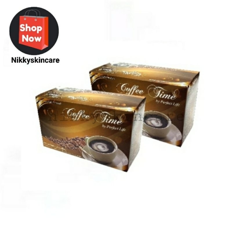 พร้อมส่ง🌺Pefect Life/กาแฟคอฟฟี่ไทม์ Coffee Time (2กล่อง*15 ซอง)+ 2 ซองฟรี