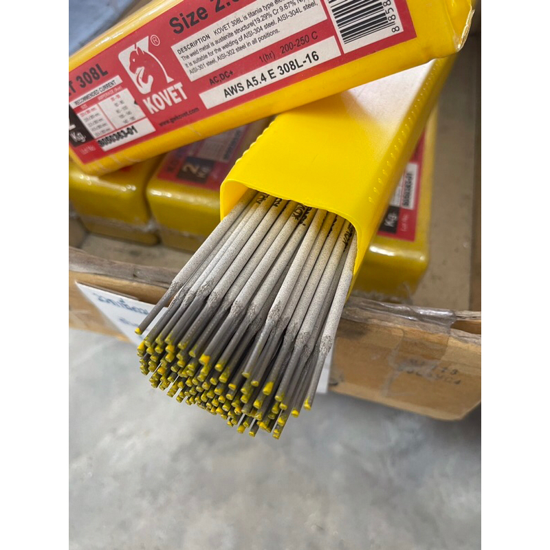 KOVET 308L ลวดเชื่อมสแตนเลส STL 2.0/2.6/3.2/4.0mm*แบบกิโลกรัม*ของแท้100%จากแบรนด์