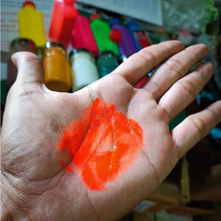 แม่สี สีสะท้อนแสง สีพิเศษ หัวแม่สีเข้มข้น สีสะท้อนแสง สำหรับทำกบยางโดยเฉพาะ