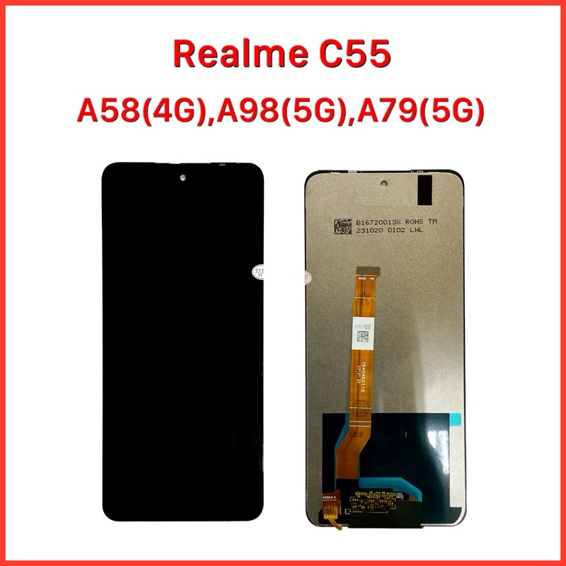 ชุดหน้าจอ OPPO A58(4G),OPPO A98(5G),OPPO A79(5G),Realme C55 | งานเทียบแท้  |ชุดหน้าจอพร้อมทัชสกรีน