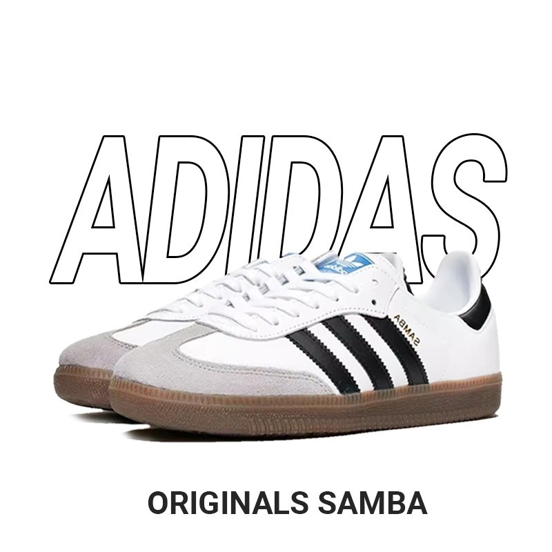 ของแท้ Adidas Originals Samba Og รองเท้ากีฬาอาดิดาส คลาสสิค วินเทจ รองเท้ากีฬาผู้ชายผู้หญิง แฟชั่น ร