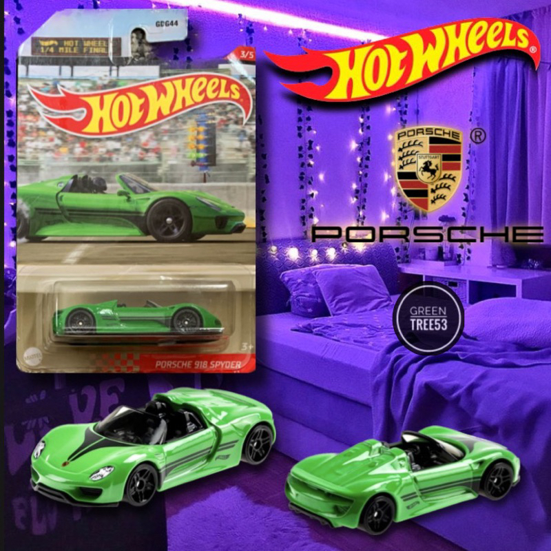 Hot Wheels Porsche 918 Spyder 🟢