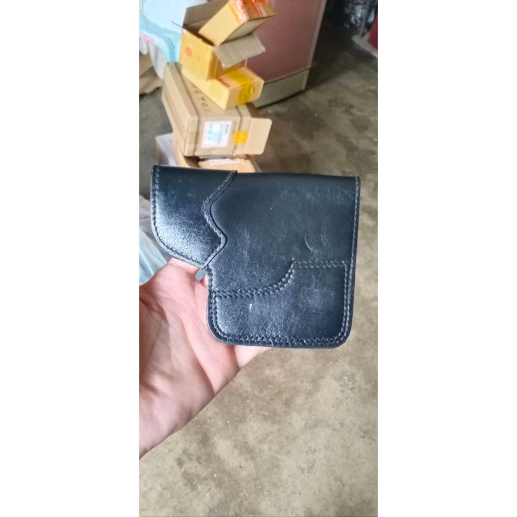 ซองพกซ่อน  พกใน  cz rami 2075 รามี่   หนังสีดำ