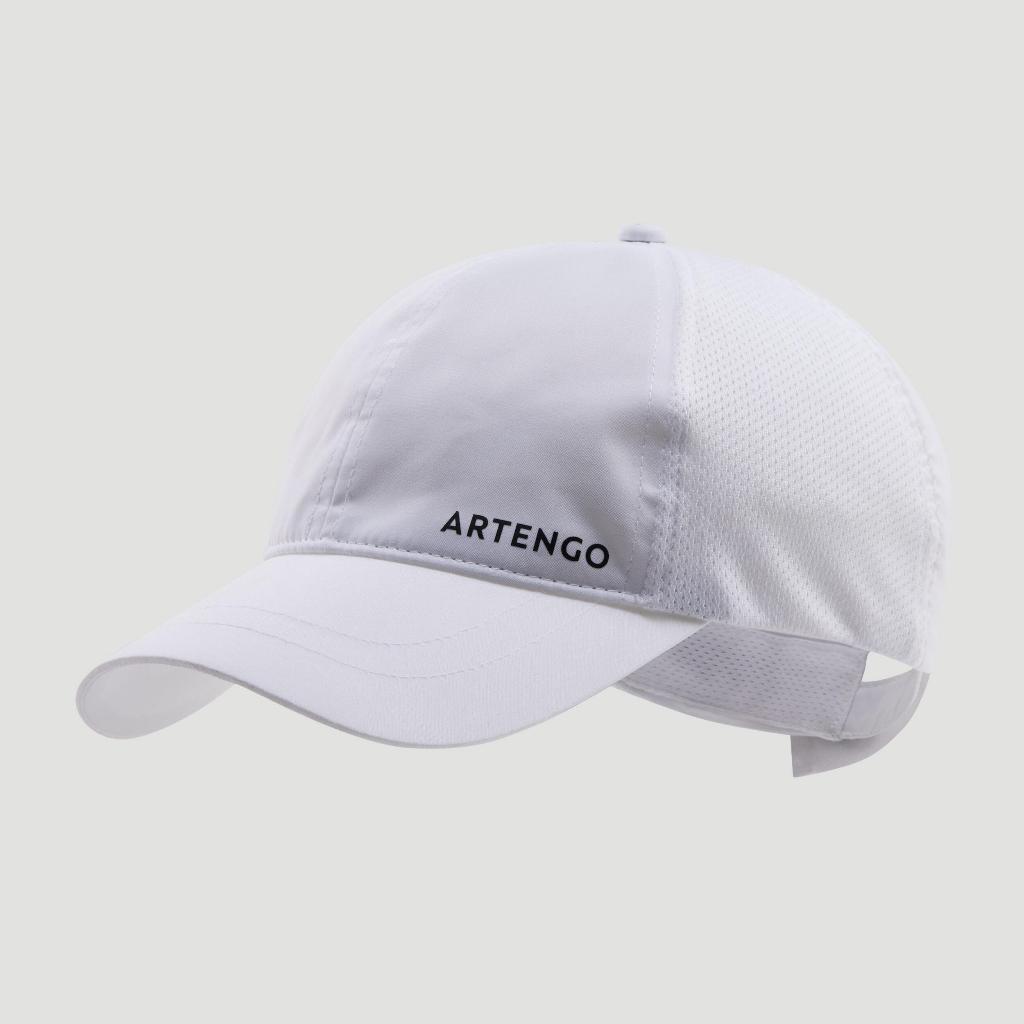 หมวกแก๊ป หมวกเทนนิส Tennis Cap TC 100 White ARTENGO