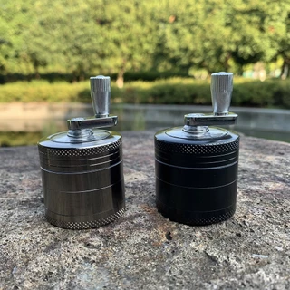 Grinder 4 ชั้น ที่บดสมุนไพร วัสดุโลหะ สวยงามและทนทาน พกพาสะดวก มีหลายสี สูง 43 มม. เส้นผ่าศูนย์กลาง 40 มม.