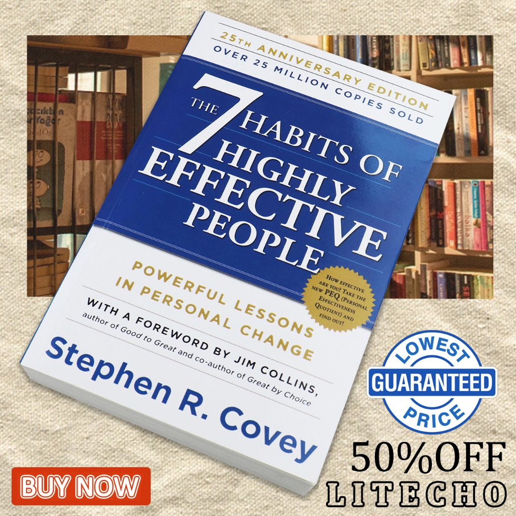 【English Book】The 7 Habits of Highly Effective People By Stephen R. Covey English Professional Management Reading Book