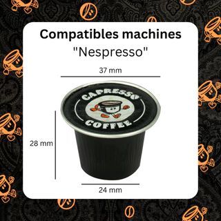 Capressoกาแฟแคปซูลดอยปางขอน คั่วเข้ม/คั่วกลาง 1 กล่อง/BOX(10แคปซูล)(Pang Khon Coffee Capsules, Dark/Medium Roast, 1 Box)
