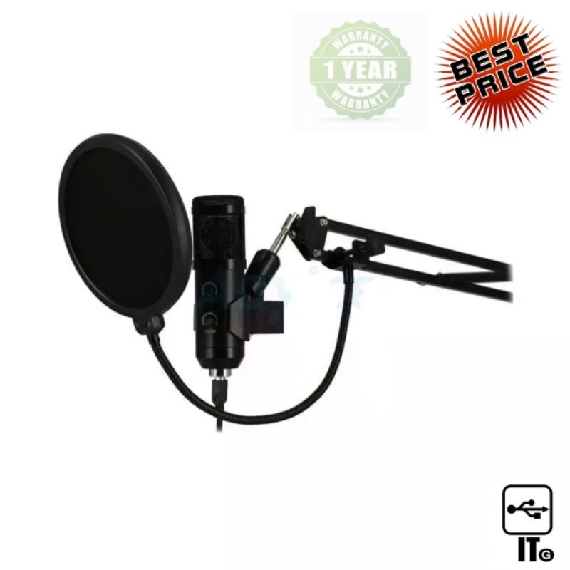 Microphone Condenser SIGNO (MP-704) Black ประกัน 1Y ไมโครโฟน