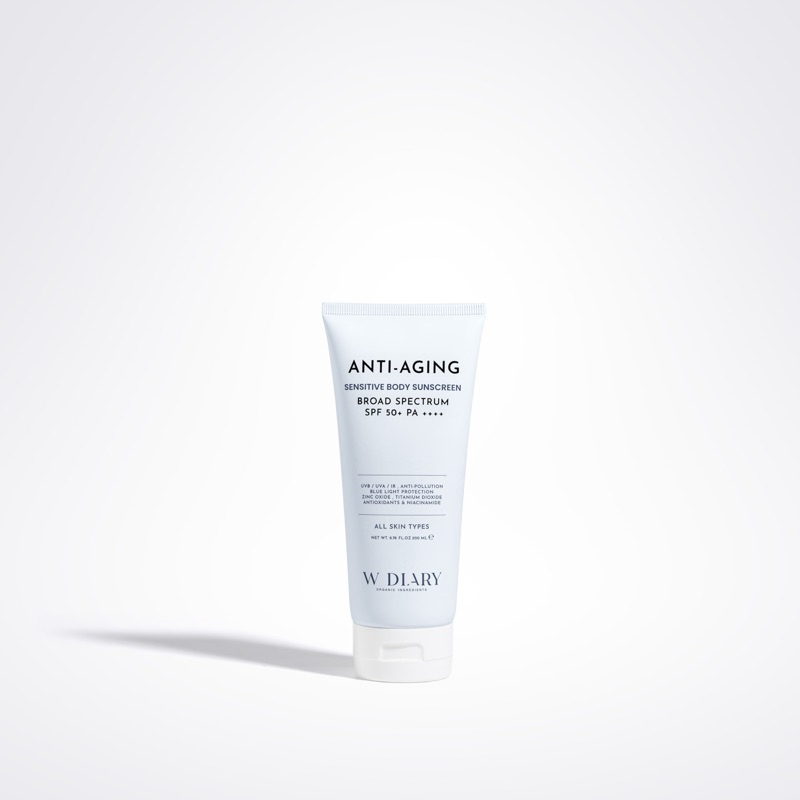 WDIARY Anti-Aging Sensitive Body Sunscreen 200 ml. (กันแดดสำหรับผิวกาย)