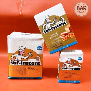 ยีสต์แห้งสำเร็จรูป(ฉลากสีทอง) รสหวาน ตรา ซาฟ-อินสแตนท์ ขนาด 500g./125g./กล่อง5ซอง(11g.x5) Saf-intant Instant Dry Yeast