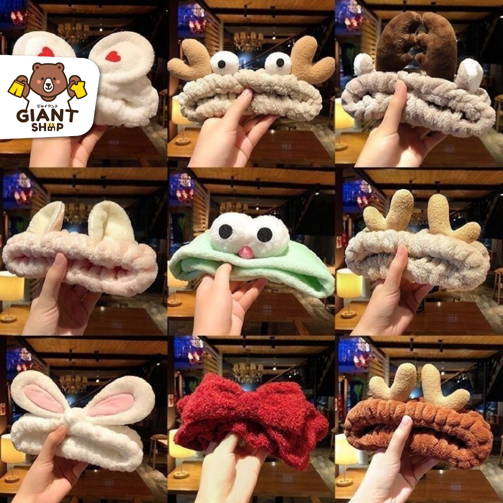 GIANTSHOP ที่คาดผม โบว์หู กระต่ายน่ารัก (F-634)